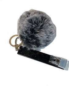 Black Glitter Card Grabber