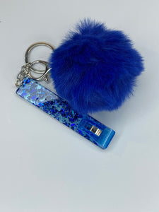 Blue Glitter Card Grabber